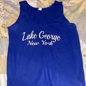 Blue Lake George Tank💙